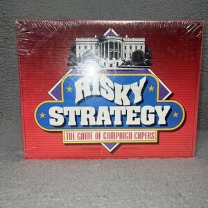 NOS‎ Risky Strategy Board Game of Campaign Capers Jim Bear By Golden 1992 90s